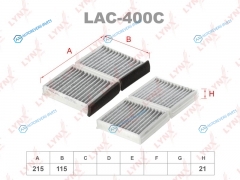 LAC-400C Фильтр салона угольный (2шт)