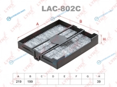 LAC-802C Фильтр салона угольный