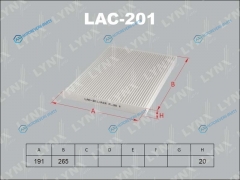 LAC-201 Фильтр салона