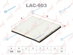 LAC-903 Фильтр салона