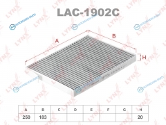 LAC-1902C Фильтр салона угольный