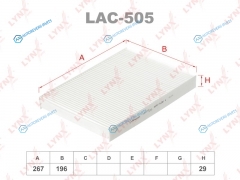 LAC-505 Фильтр салона