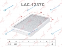 LAC-1237C Фильтр салона угольный