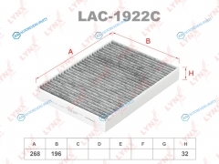 LAC-1922C Фильтр салона угольный