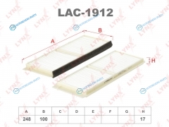 LAC-1912 Фильтр салона стандарт
