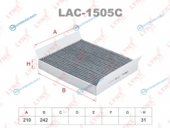 LAC-1505C Фильтр салона угольный
