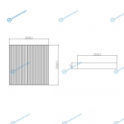 DFC103 Фильтр салонный DOUBLEFORCE
