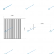 DFC1936 Фильтр салонный DOUBLEFORCE