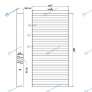 DFC3337 Фильтр салонный DOUBLEFORCE (Угольный)