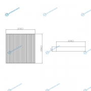 DFC21009 Фильтр салонный DOUBLEFORCE