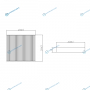 DFC107 Фильтр салонный DOUBLEFORCE
