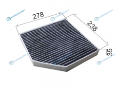 ST-4H0819439-U Фильтр салона AUDI A6 11-A7 10-A8 10-ALLROAD 12- угольный