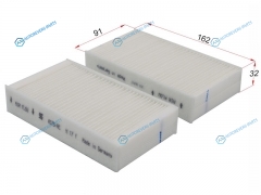 50014575 Фильтр салона BMW X3 F25 10-X4 F26 14-