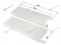 ST-6447.XF Фильтр салона CITROEN BERLINGOPEUGEOT PARTNER 08-