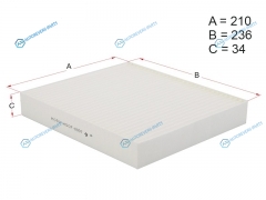 HSCF0007 Фильтр салона FORD FOCUS C-MAX 04-