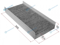 ST-1121106-U Фильтр салона FORD FOCUS I 98-04TRANSIT 00-06 угольный