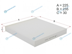 HSCF0010 Фильтр салона HONDA CR-V 07-ACCORD 02-CIVIC 06-