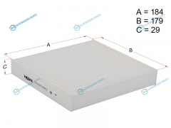 HSCF0013 Фильтр салона HONDA FIT 01-07JAZZ 01-13SUZUKI SX4 06-