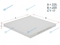HSCF0015 Фильтр салона HYUNDAI I30 08-I40 11-KIA RIO 05-SPORTAGE 04-