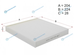 HSCF0019 Фильтр салона HYUNDAI SOLARIS 17-TUCSONCRETAKIA SPORTAGE 15-