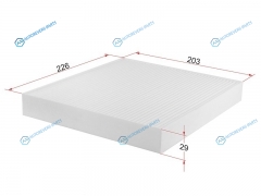 ST-97133-D3000 Фильтр салона HYUNDAI SOLARIS 17-TUCSONCRETAKIA SPORTAGE 15-