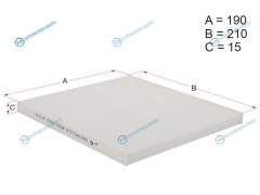 HSCF0018 Фильтр салона HYUNDAI SOLARISKIA RIO 10- RUS