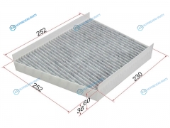 ST-A2118300018 Фильтр салона MERCEDES E-CLASS W211C219 02-09 угольный
