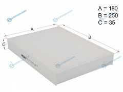 HSCF0049 Фильтр салона NISSAN X-TRAIL T32 14-