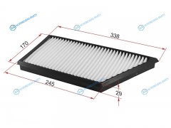 ST-6447.AZ Фильтр салона PEUGEOT 206 98-12