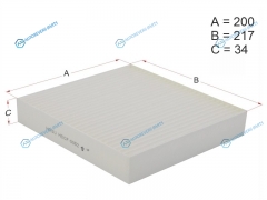 HSCF0052 Фильтр салона RENAULT LOGANSANDERO 13-