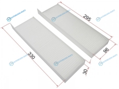 ST-6447.XG Фильтр салона угольный CITROEN BERLINGO 08-C4 05-DS5 11-PEUGEOT 3008 09-5008 09-PARTNER 08-