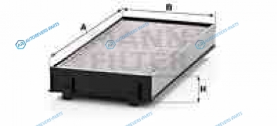 CUK2941-2 Фильтр салонный угольный CUK2941-2