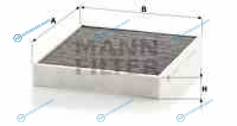 CUK26010 Фильтр салонный угольный CUK26010