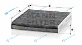 CUK2545 Фильтр салонный угольный CUK2545