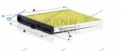 FP24009 Фильтр салонный FP24009