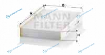 CU2747 Фильтр салонный CU2747