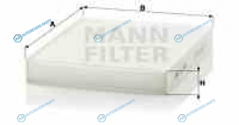 CU2559 Фильтр салонный CU2559