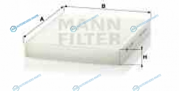 CU2533-2 Фильтр салонный CU2533-2