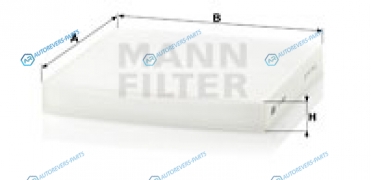 CU2358 Фильтр салонный CU2358