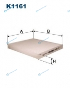 K1161 Фильтр салона K1161