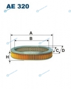 AE320 Фильтр воздушный HONDA