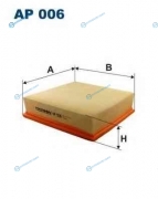 AP006 Фильтр воздушный VW GROUP