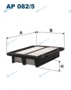 AP0825 Фильтр воздушный CHEVROLET