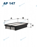 AP147 Фильтр воздушный TOYOTA