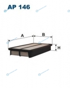 AP146 Фильтр воздушный TOYOTA