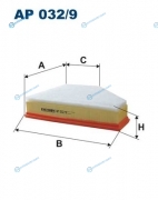 AP0329 Фильтр воздушный BMW