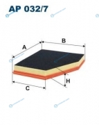 AP0327 Фильтр воздушный BMW