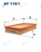 AP1181 Фильтр воздушный MERCEDES
