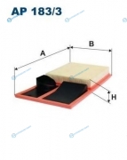 AP1833 Фильтр воздушный