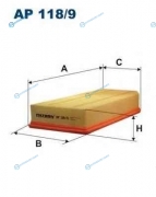 AP1189 Фильтр воздушный MERCEDES